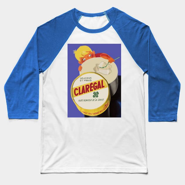 Claregal Cheese Advertisement Baseball T-Shirt by The Corner Cabinet